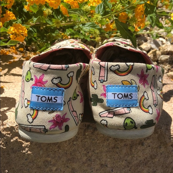 TOMS SPECIAL EDITION WOMEN SHOES  SZ 7.5 - Picture 5 of 8